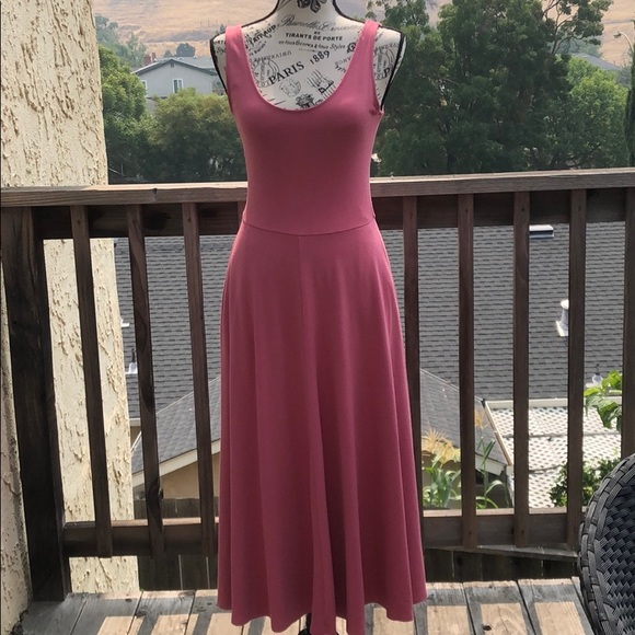 leith stretch knit midi dress